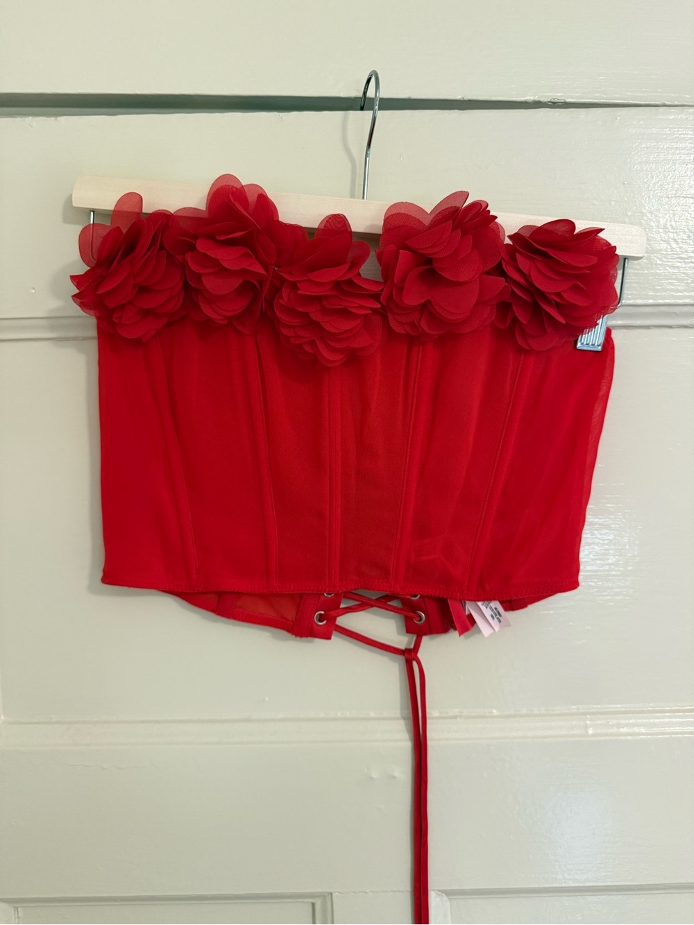 NWT Victoria’s Secret red rose corset reissue